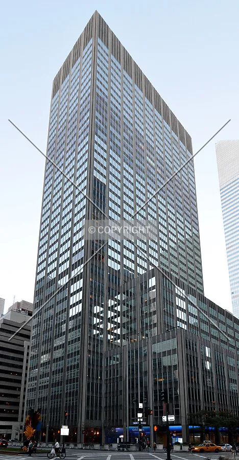 View from the west at Park Avenue and 53rd Street