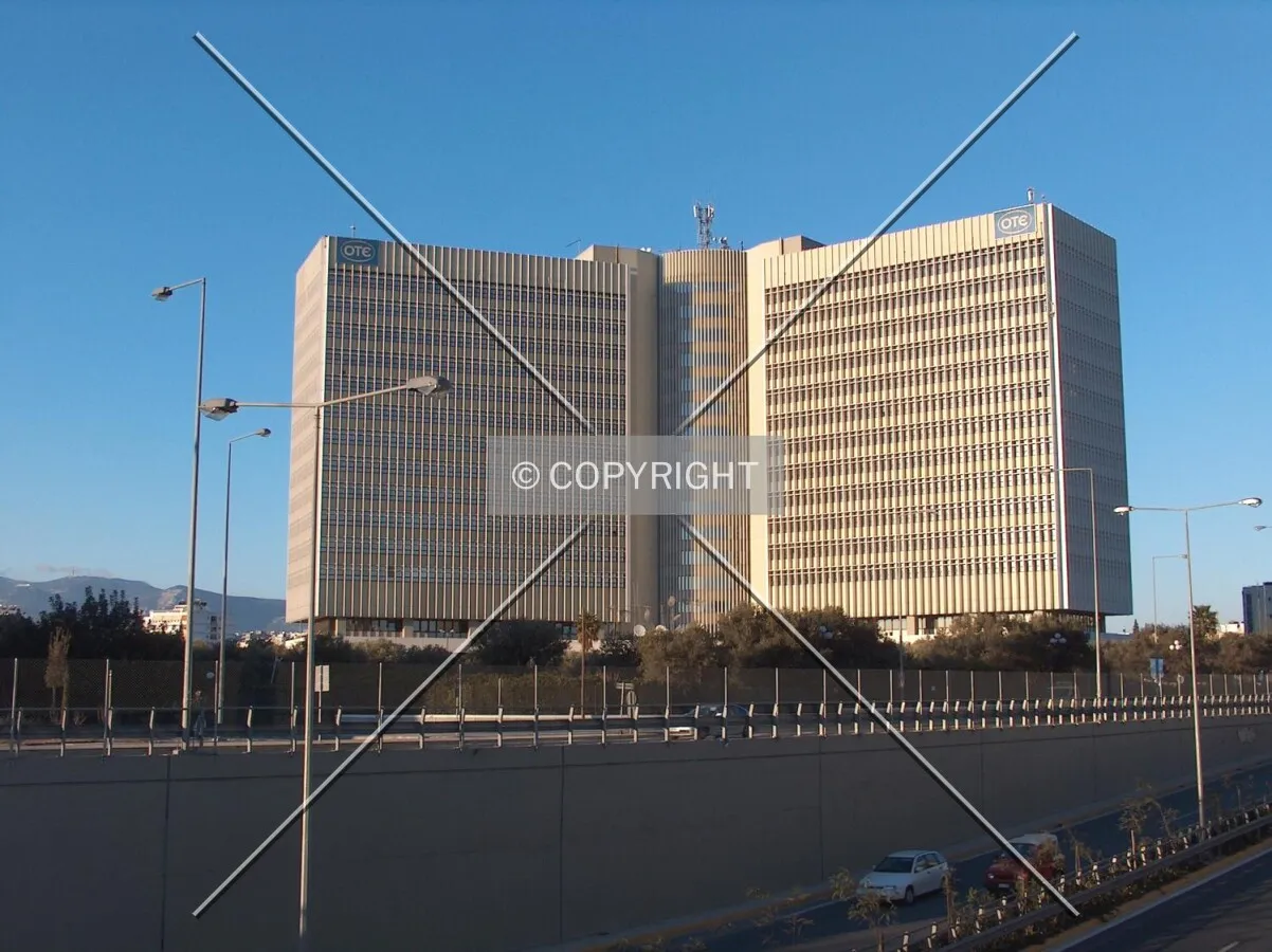 View from across Kifissias Avenue