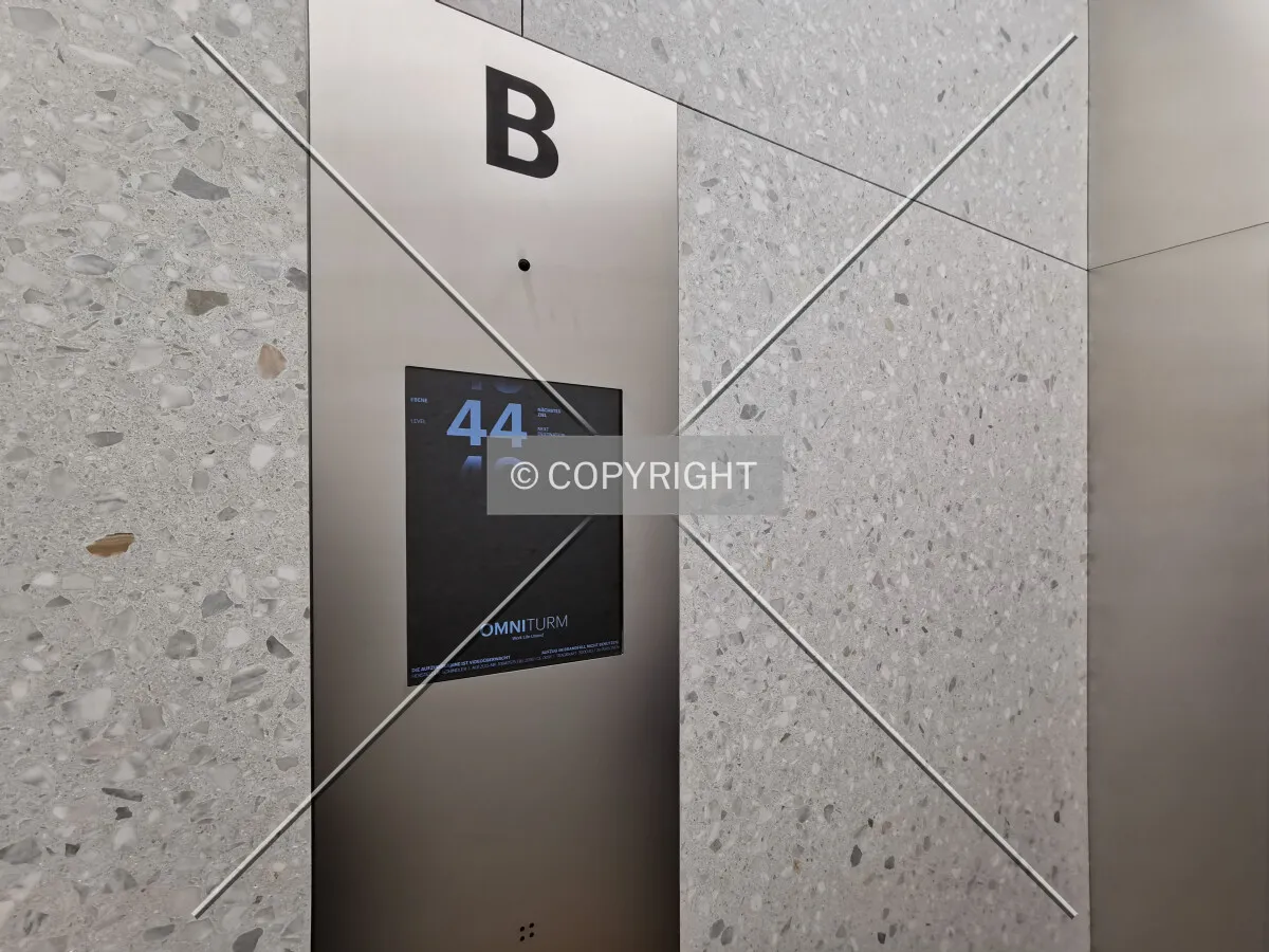 Inside a Schindler elevator