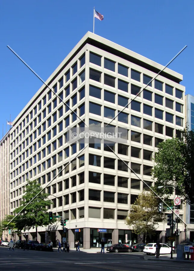 From the southwest across 15th Street