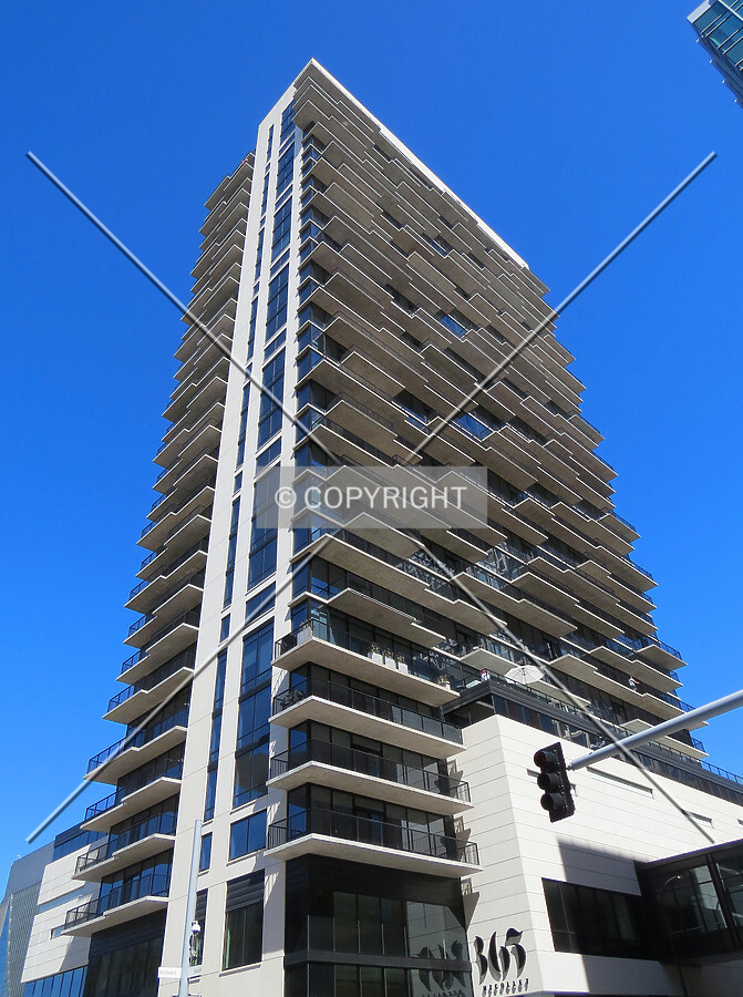 Looking up from Nicollet Mall