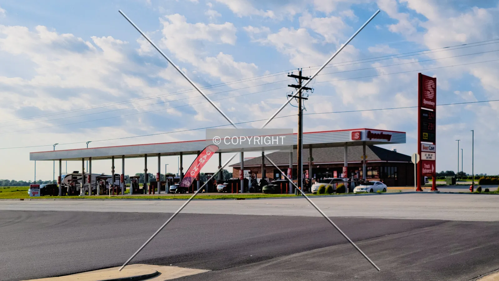 From the southeast; September 6, 2021