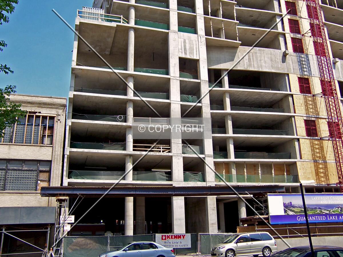 Northwest corner of the base along Michigan Avenue