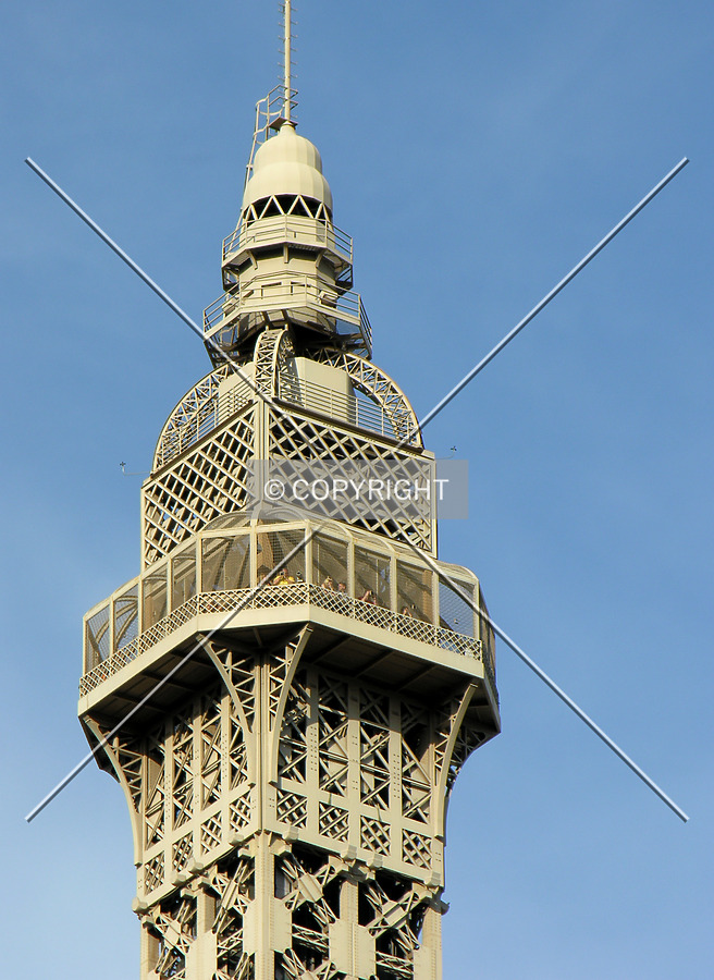 Close up of the observation tower
