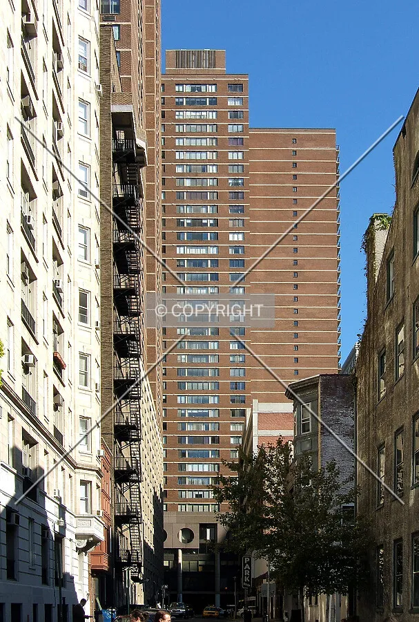 View from the northwest along Latimer Street