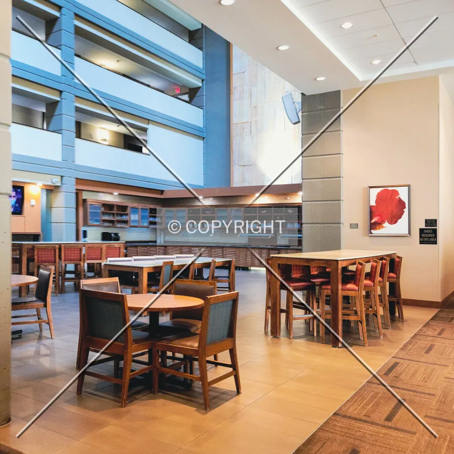 Breakfast area; July 4, 2021
