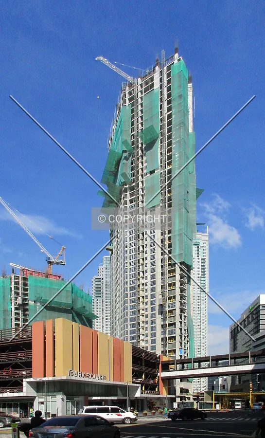 View from the southeast during construction; February 22, 2018