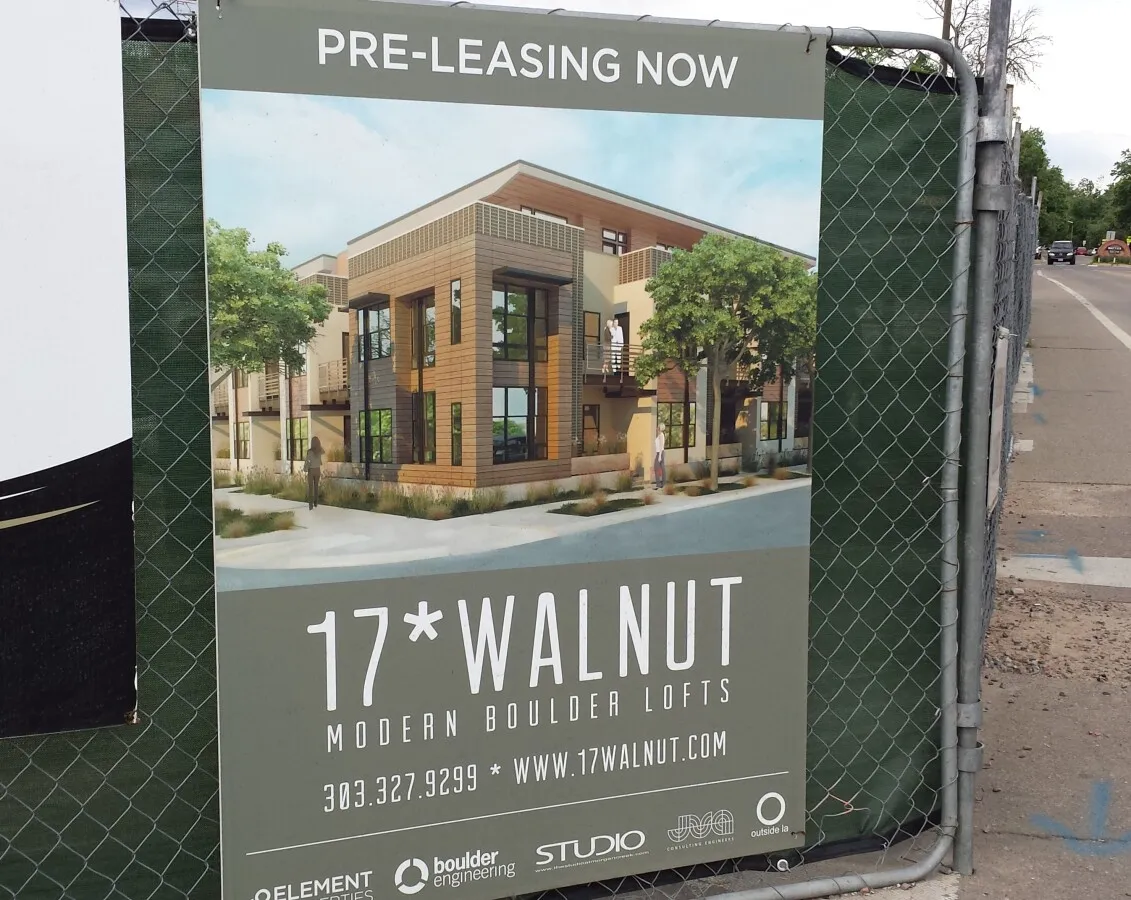 Construction banner