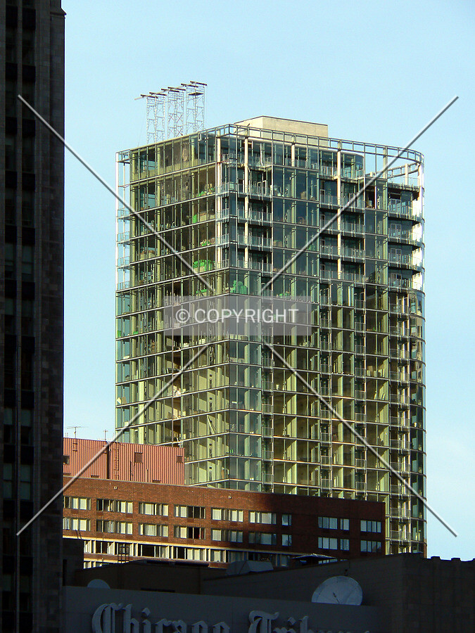 View to the northeast from Wacker Drive