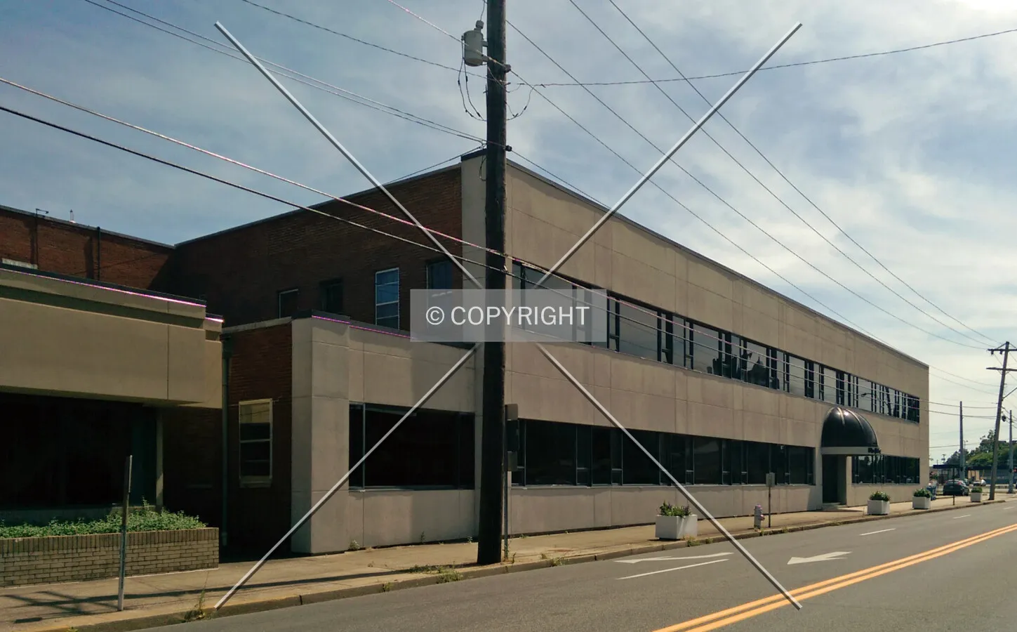 View from the north; July 5, 2014
