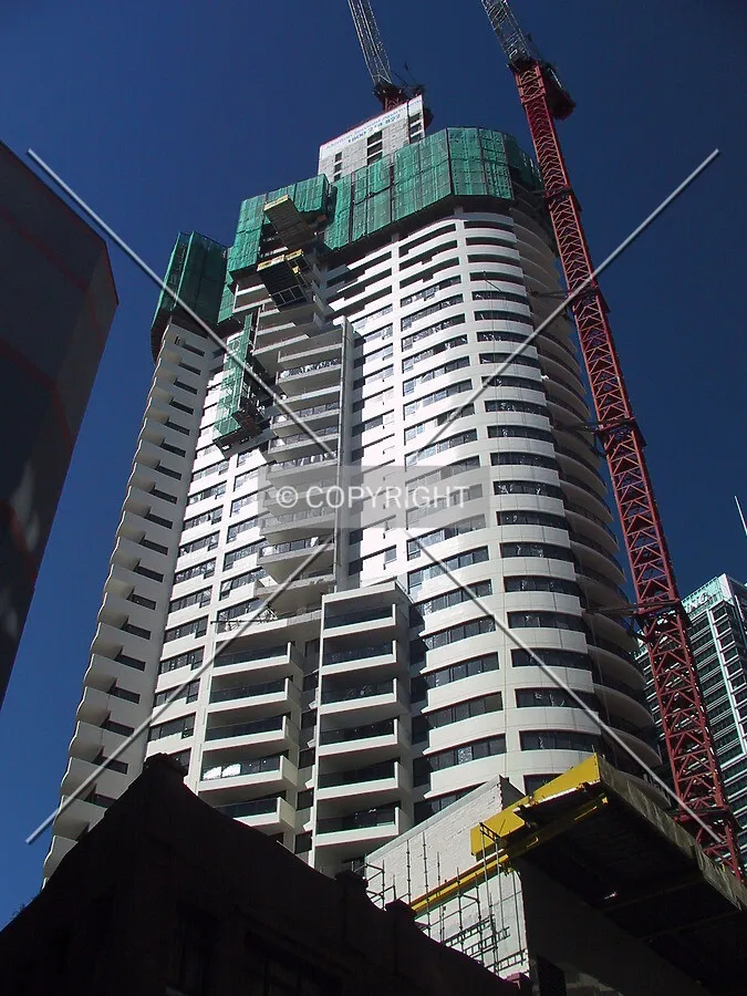Looking up from Kent Street