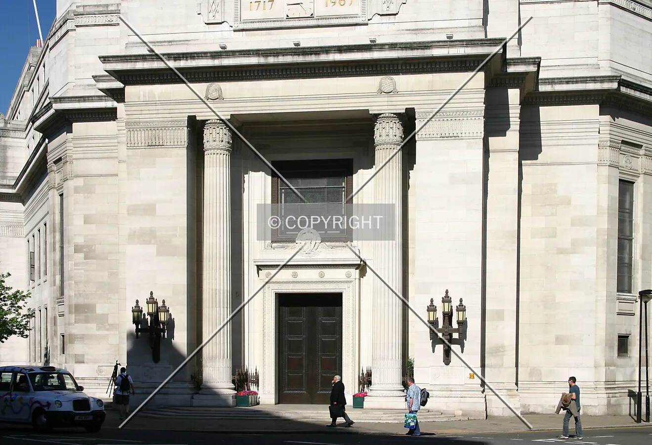View towards the entrance