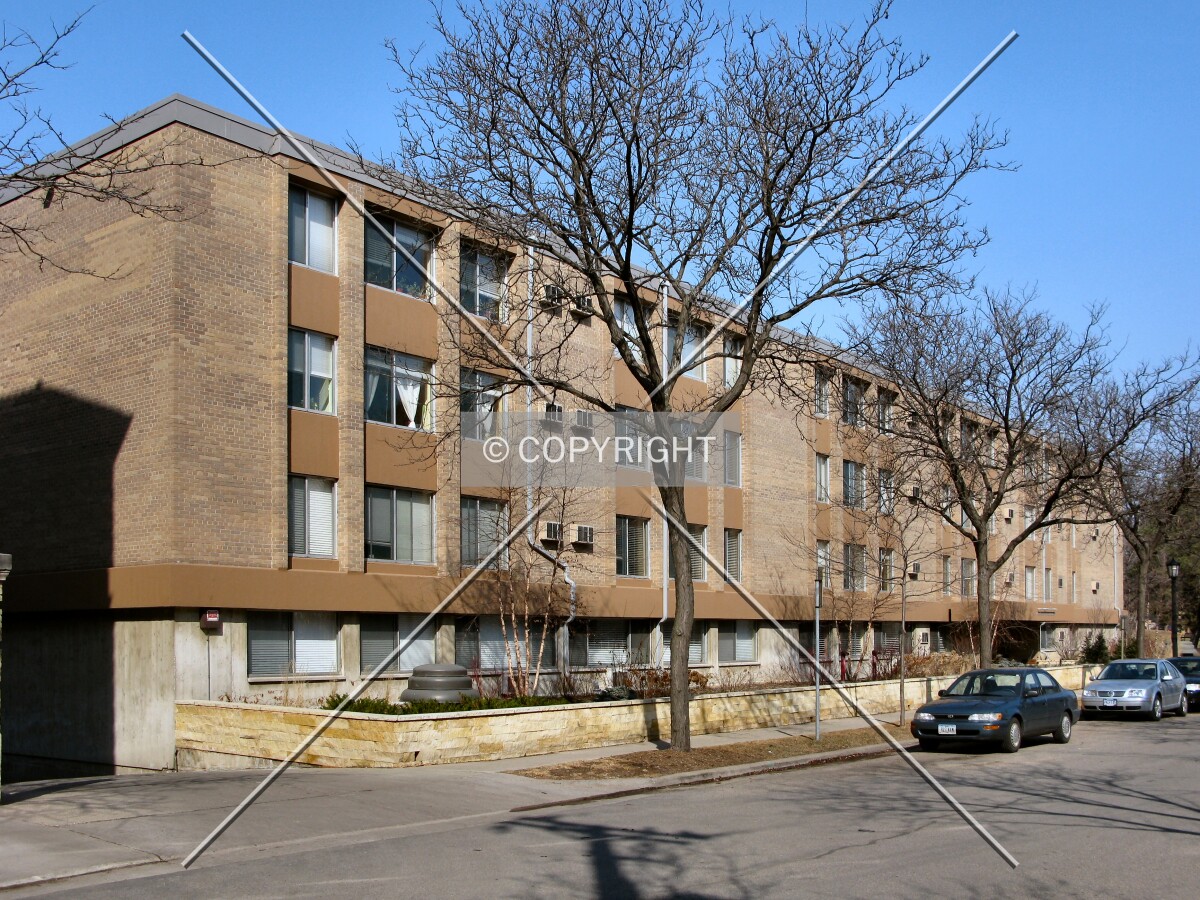 View to the northwest across Bryant Avenue
