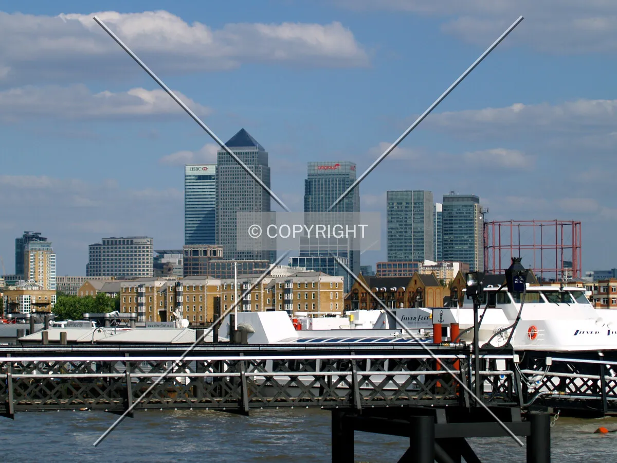 A view from St. Katharine Docks