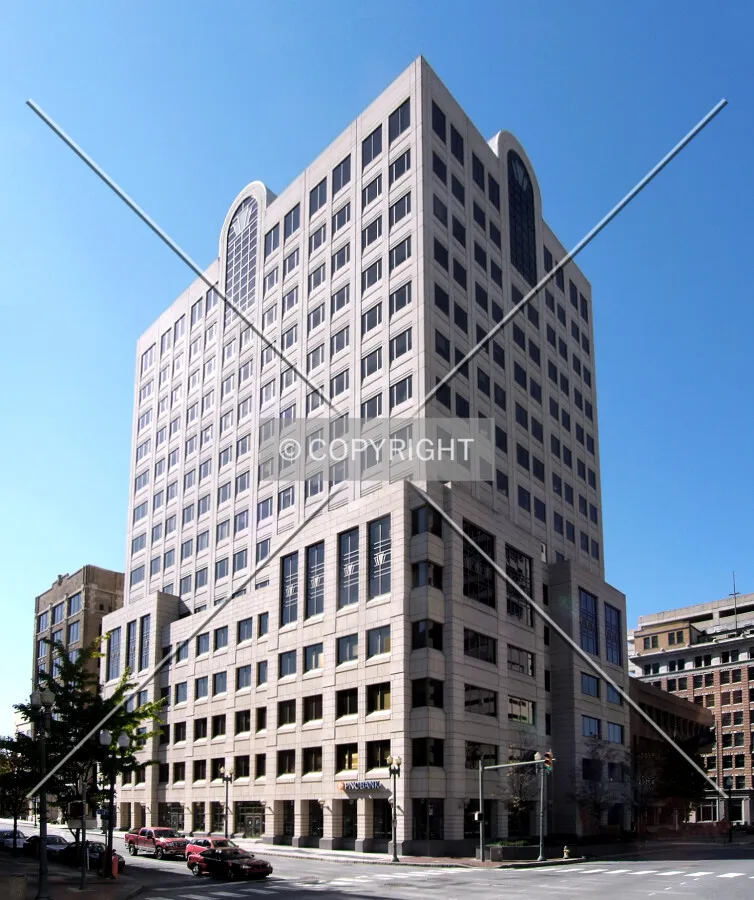View from the northeast at Market and 2nd Streets