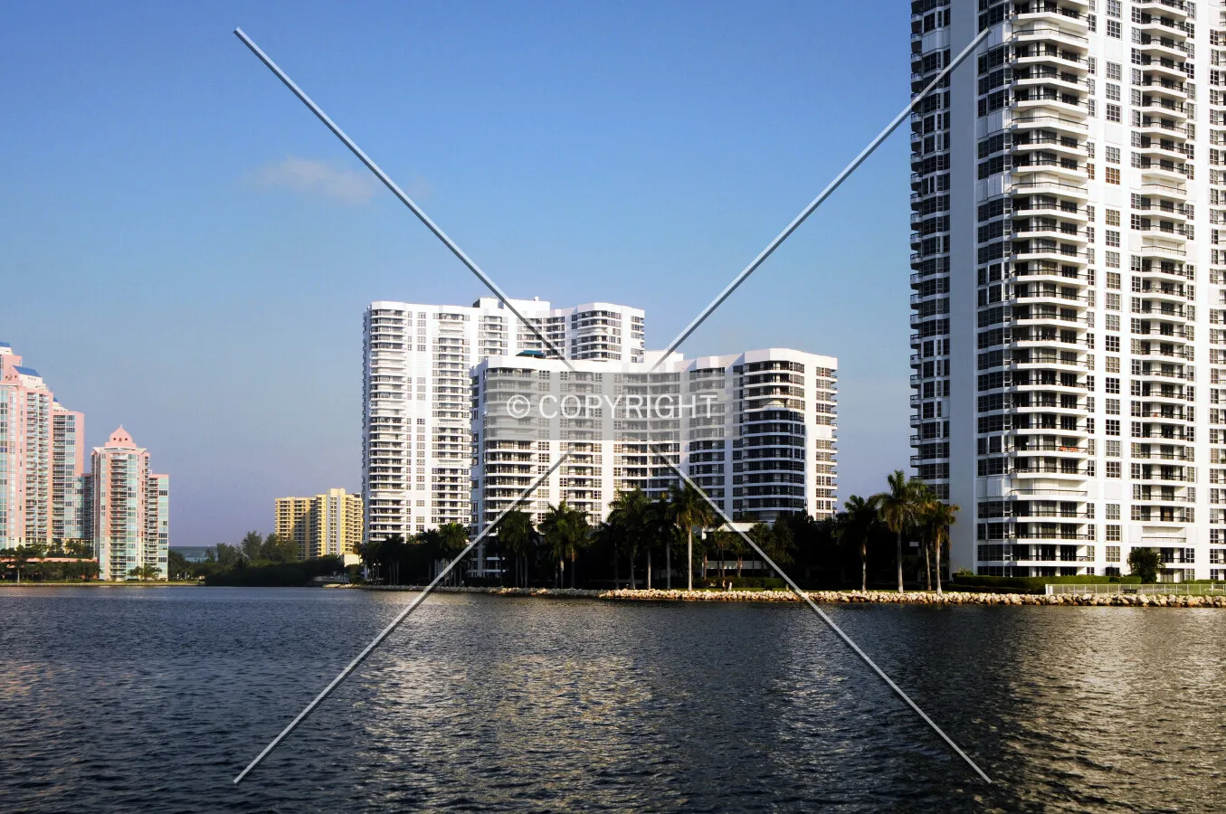 View from the east across Dumfounding Bay