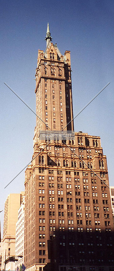 View from the south along Fifth Avenue