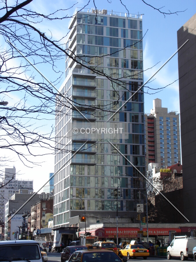Looking south along 3rd Avenue