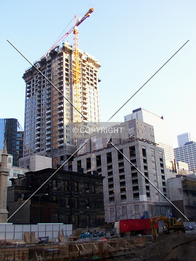 View from The Pinnacle's construction site