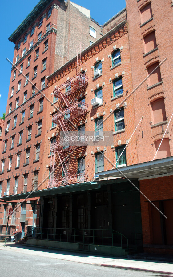 Viewed along Laight Street