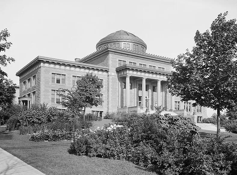 Vintage view from the southwest