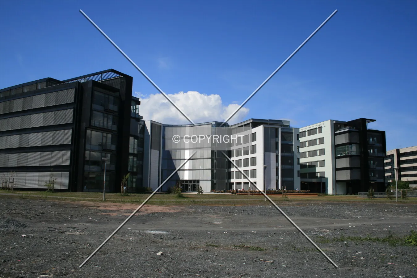 View from the southeast