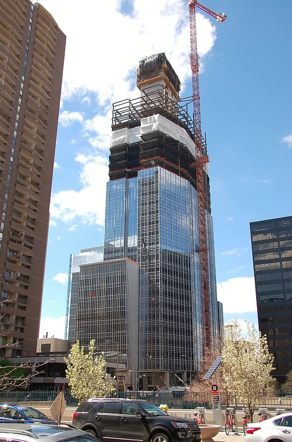 View from the east