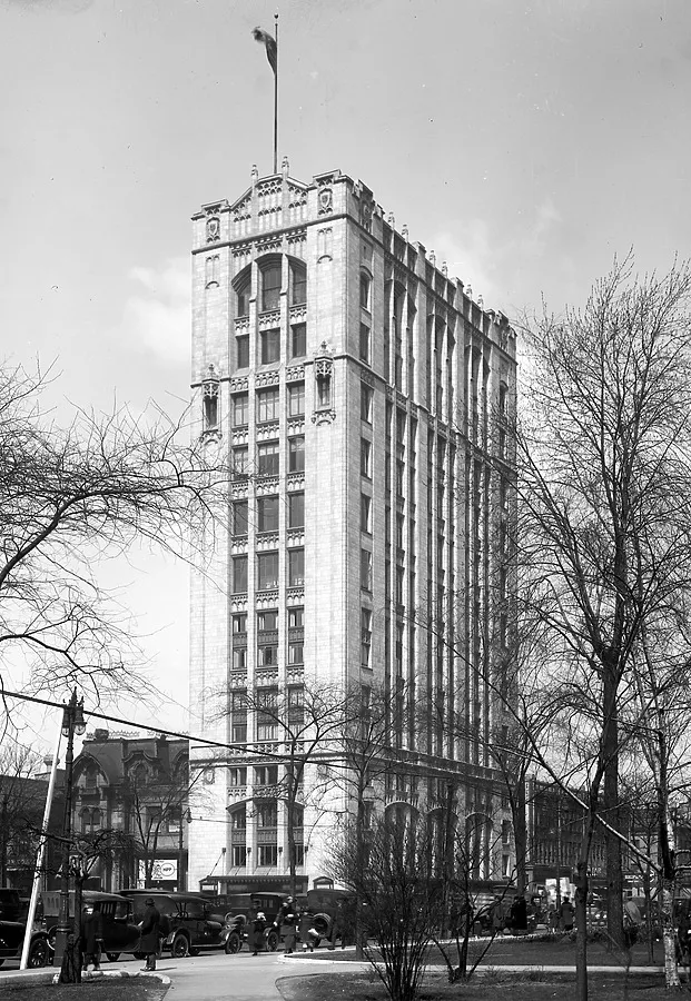 Vintage view from the southeast