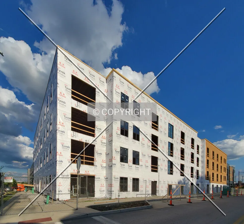 Northwest view; June 24, 2020