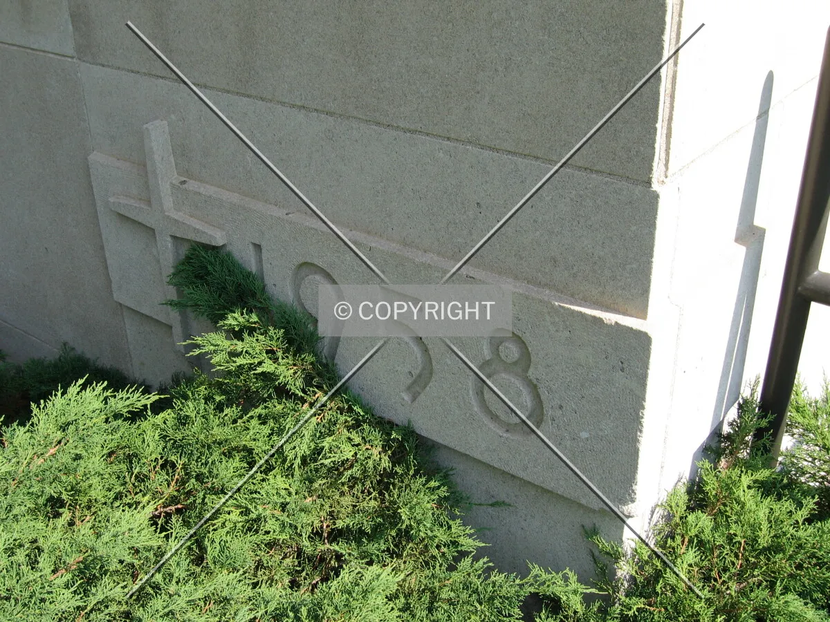 Cornerstone at southwest corner