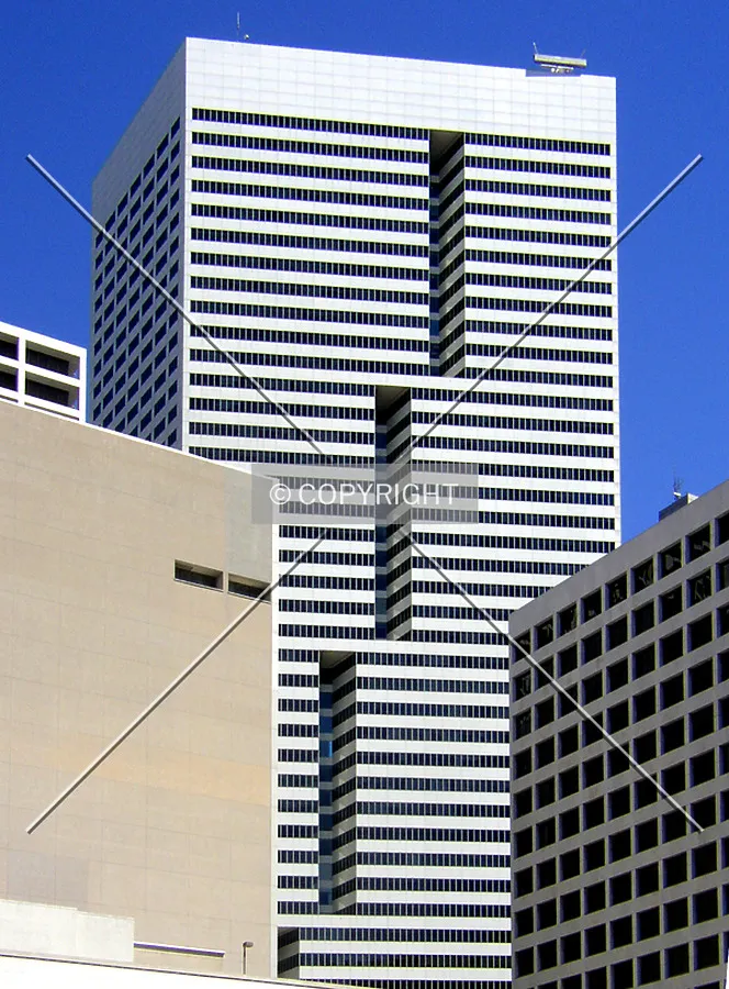 Looking northeast from just off Travis Street