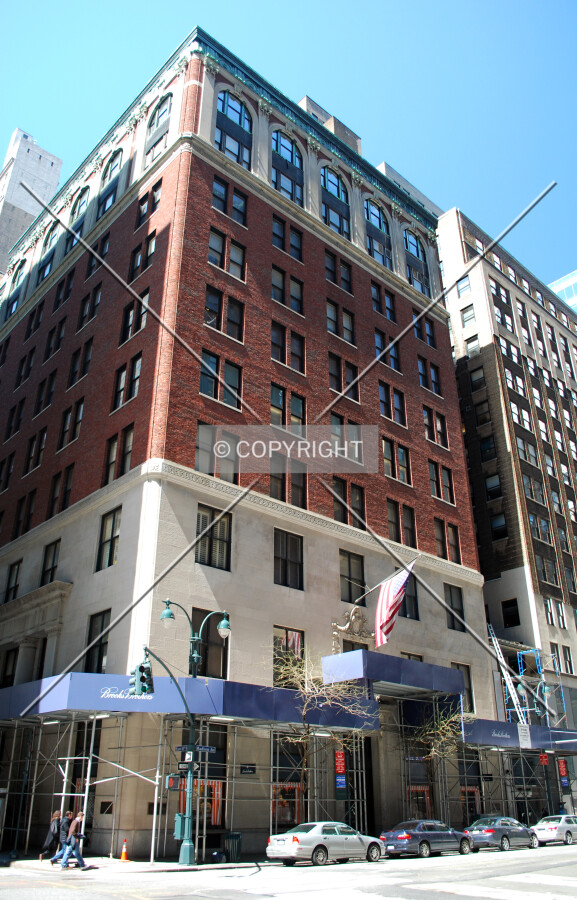 Viewed along Madison Avenue