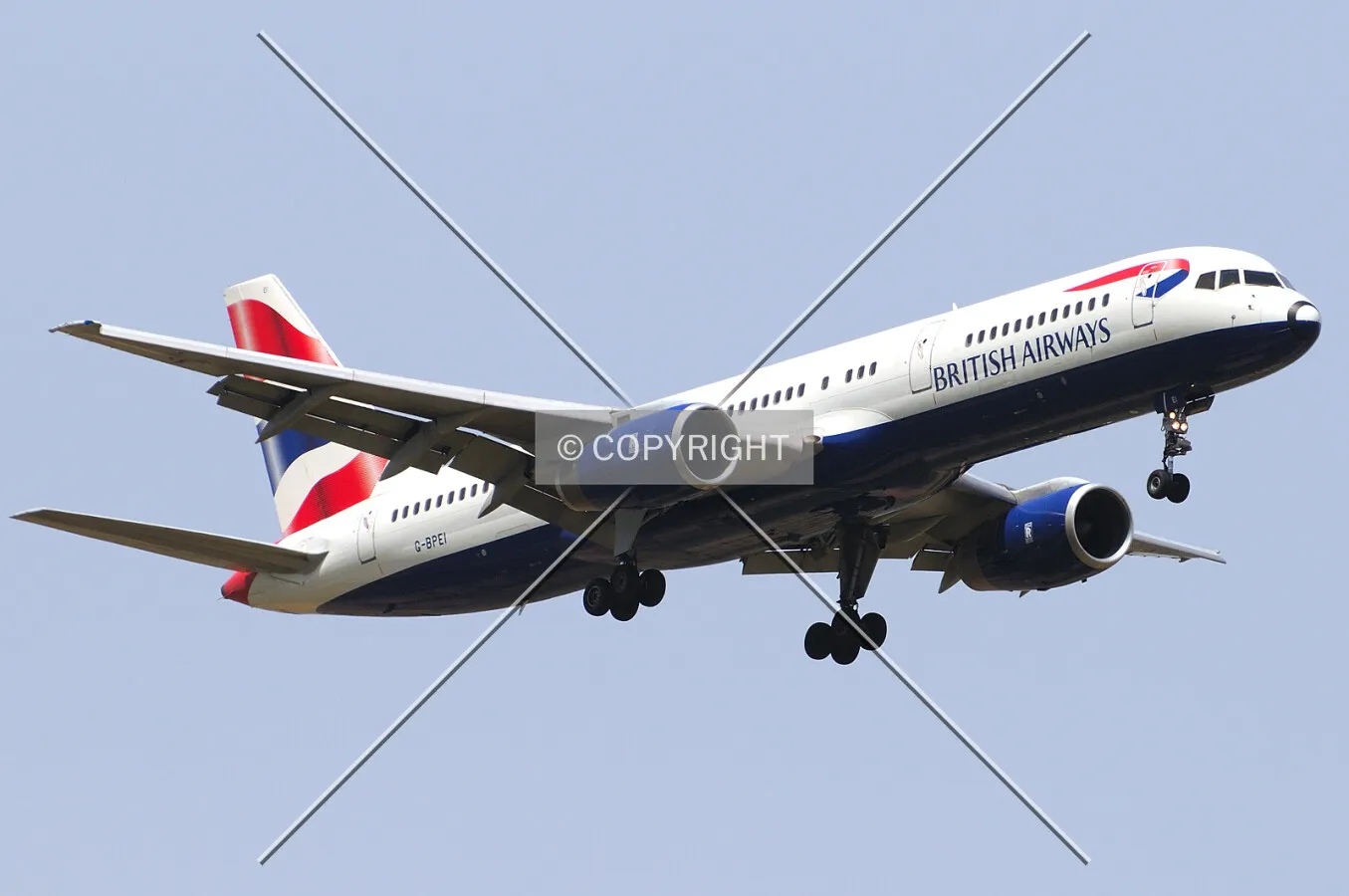 British Airways 757-200 G-BPEI
