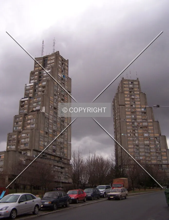 View fo the towers A and C