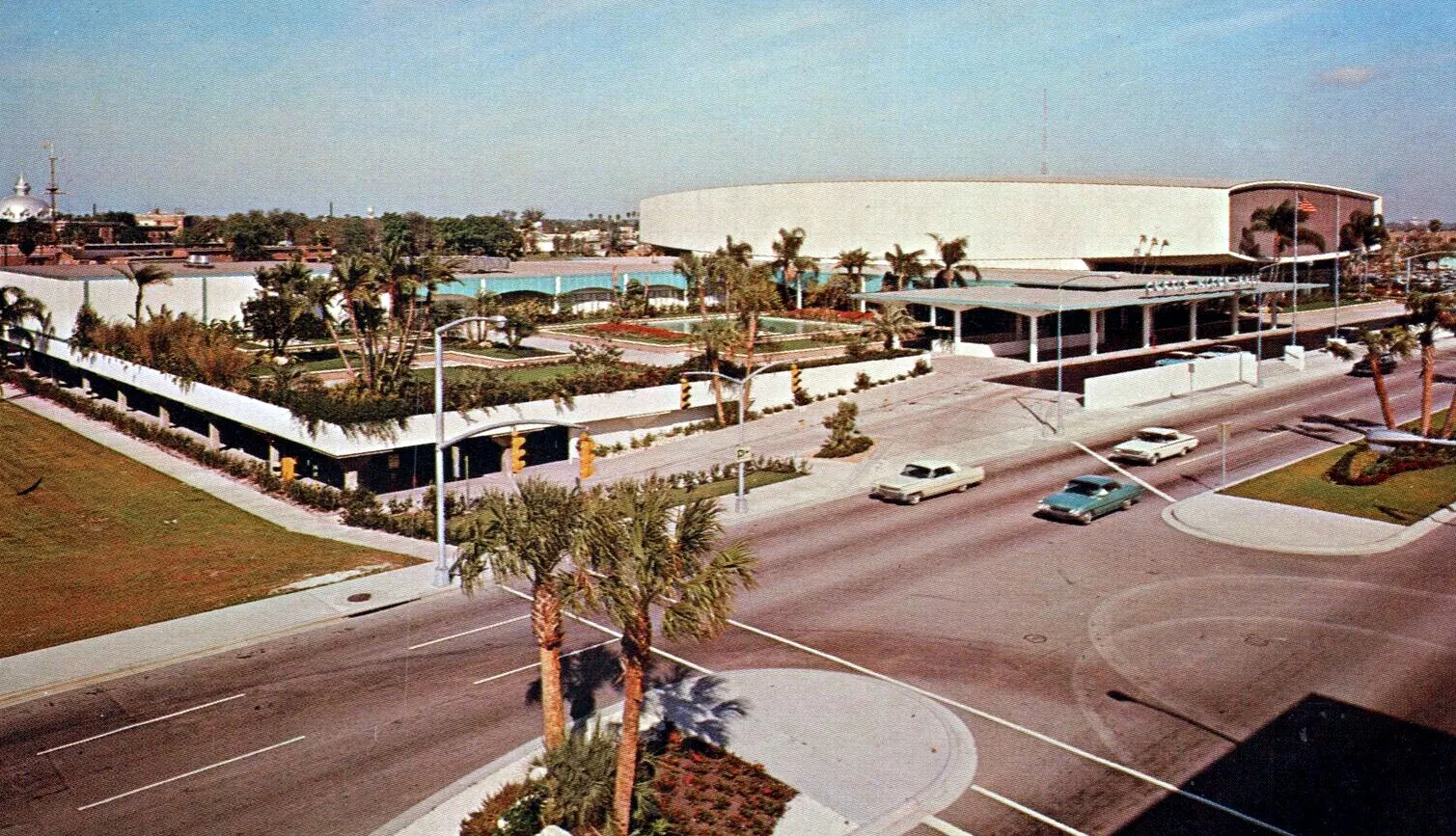View from the southeast