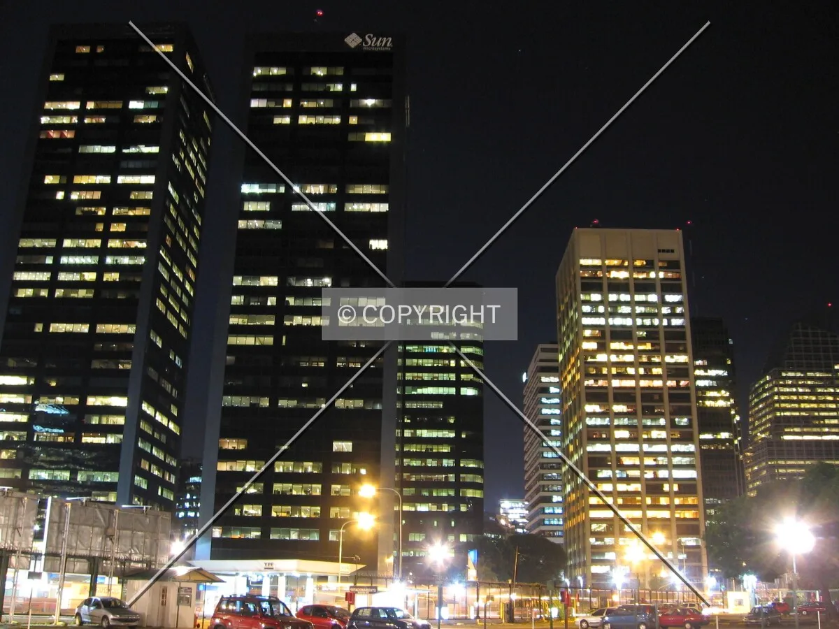 The financial district's Catalinas towers