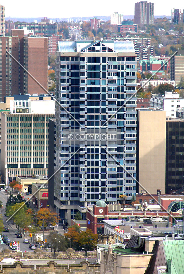 From the Peace Tower to the west