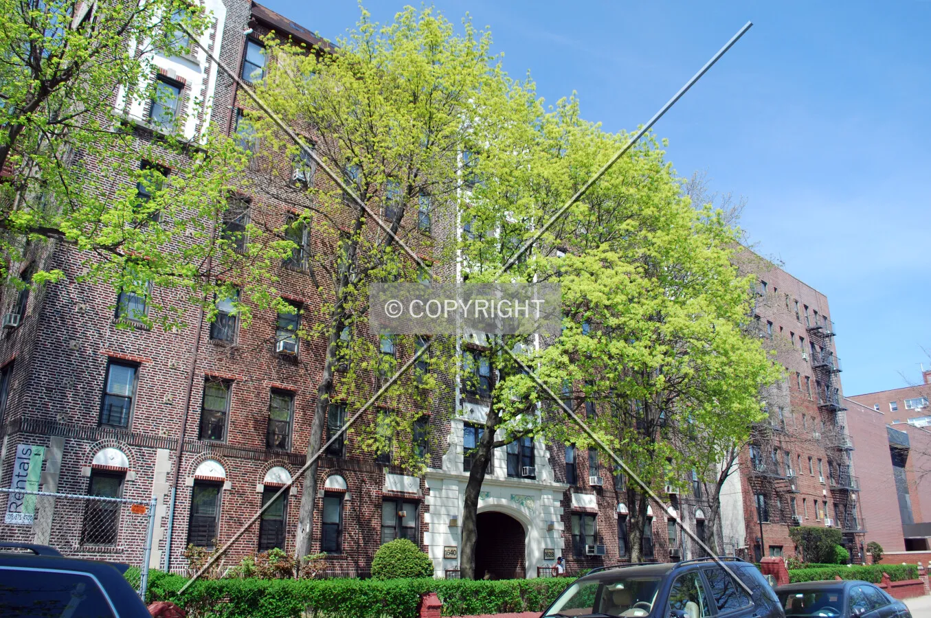 Viewed along Ocean Parkway