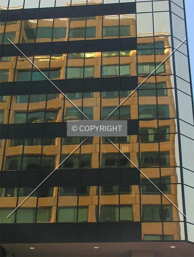 Glass facade
