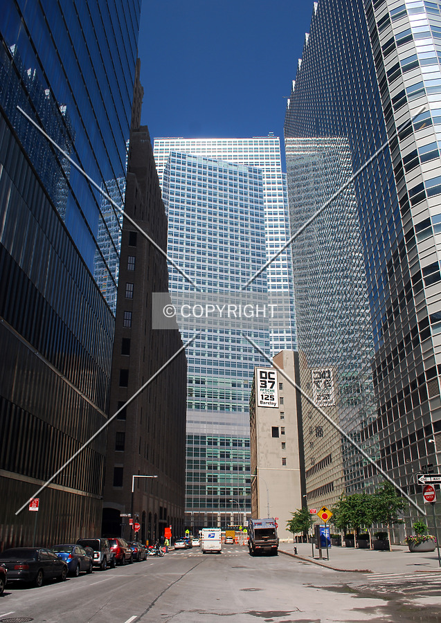 View westward from Barclay Street