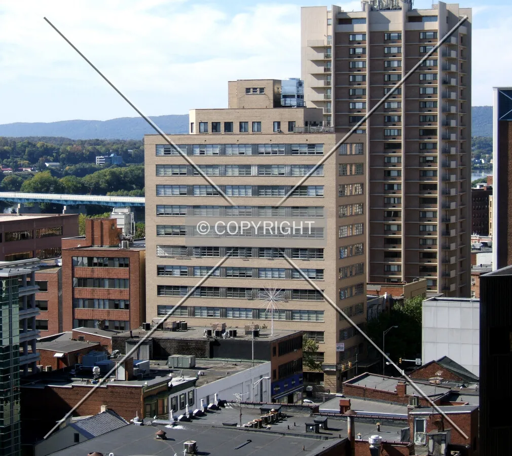 View from the southeast