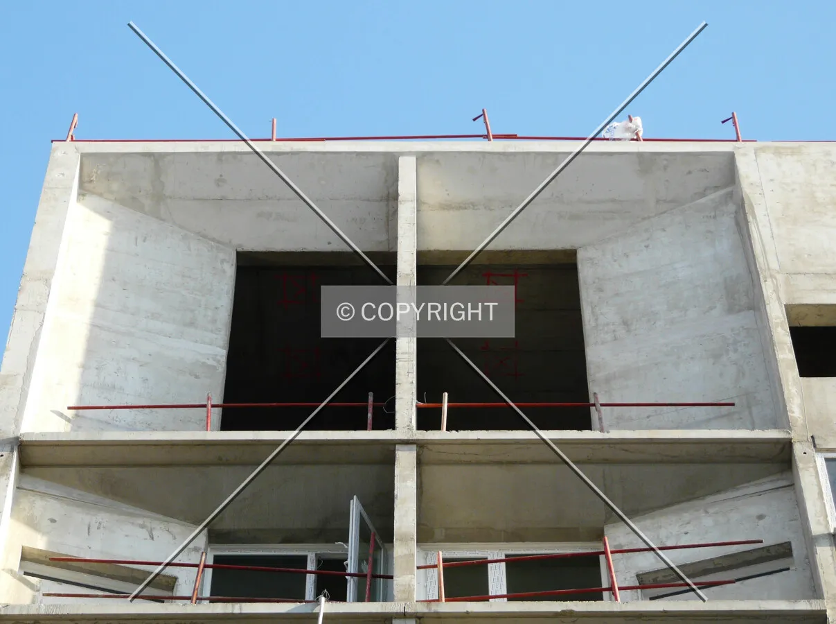 Double-height floor at the top