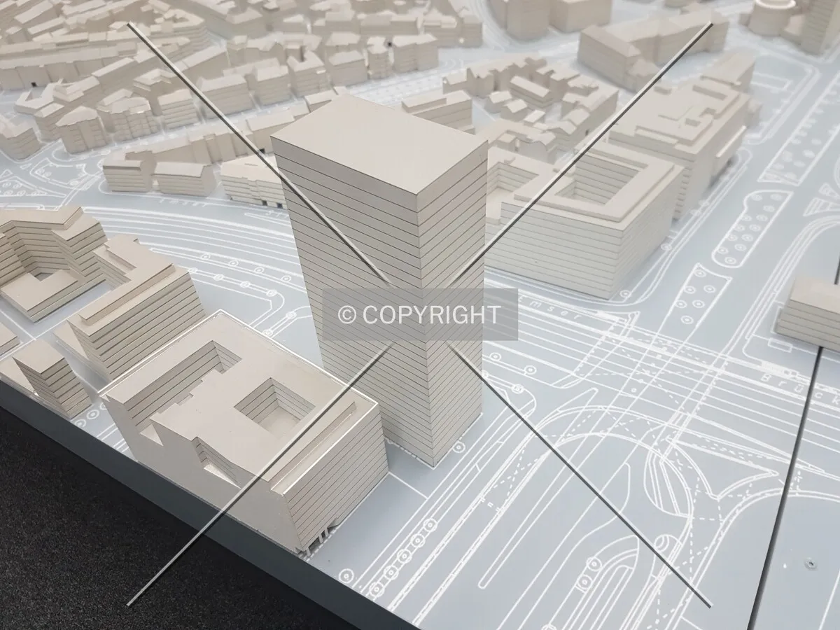 Model in the Frankfurt Planning Department