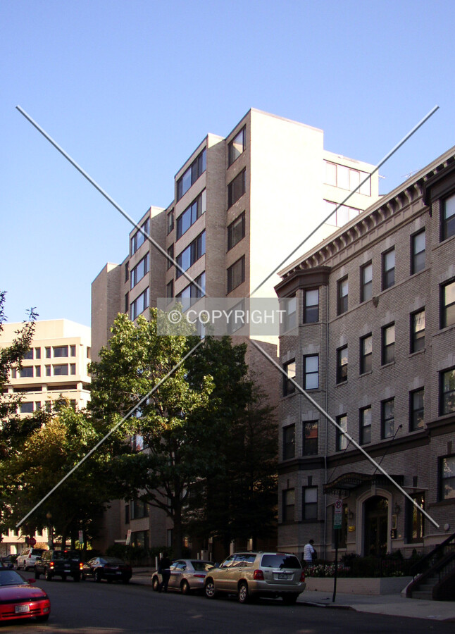 From O Street to the northwest