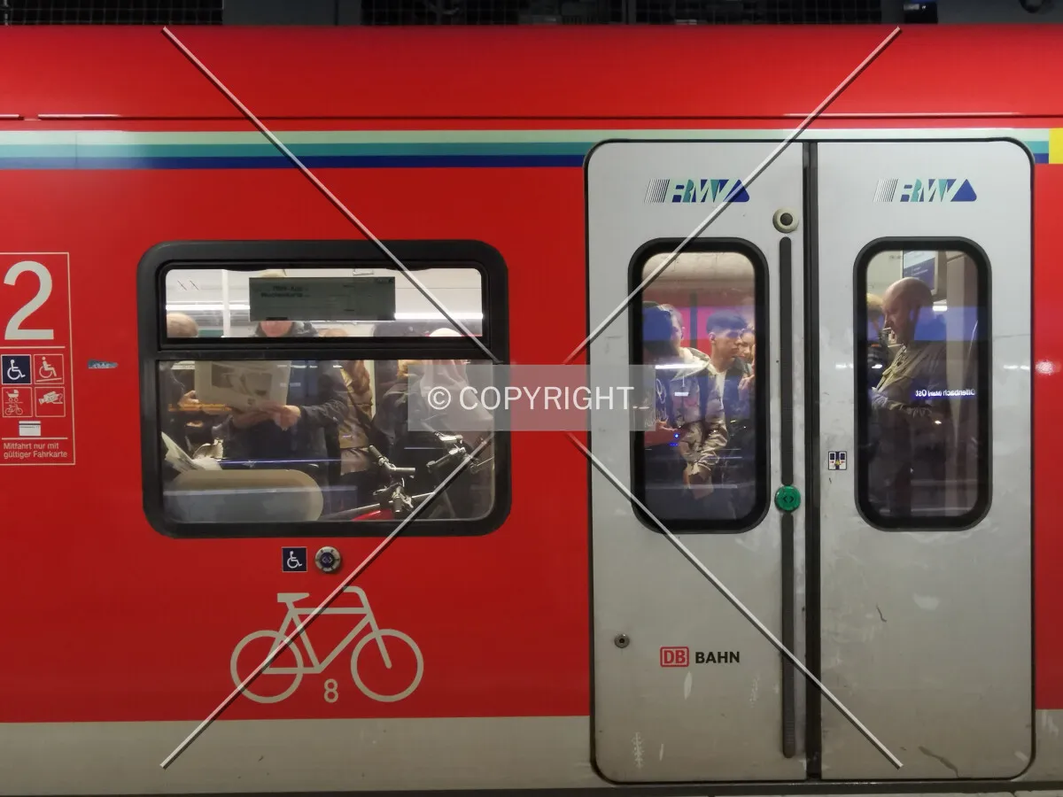 Crowded S-Bahn