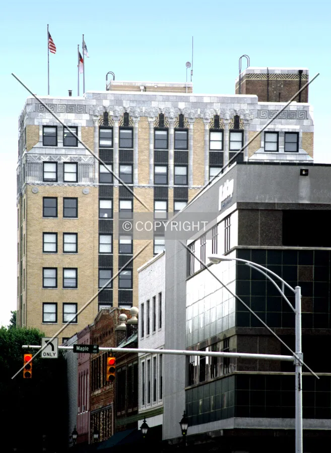 View from southwest along Main Street