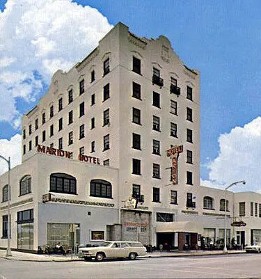 Vintage view from the southeast