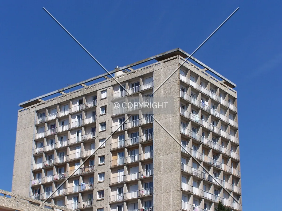 Angle sud-ouest vu depuis la Dalle Kennedy