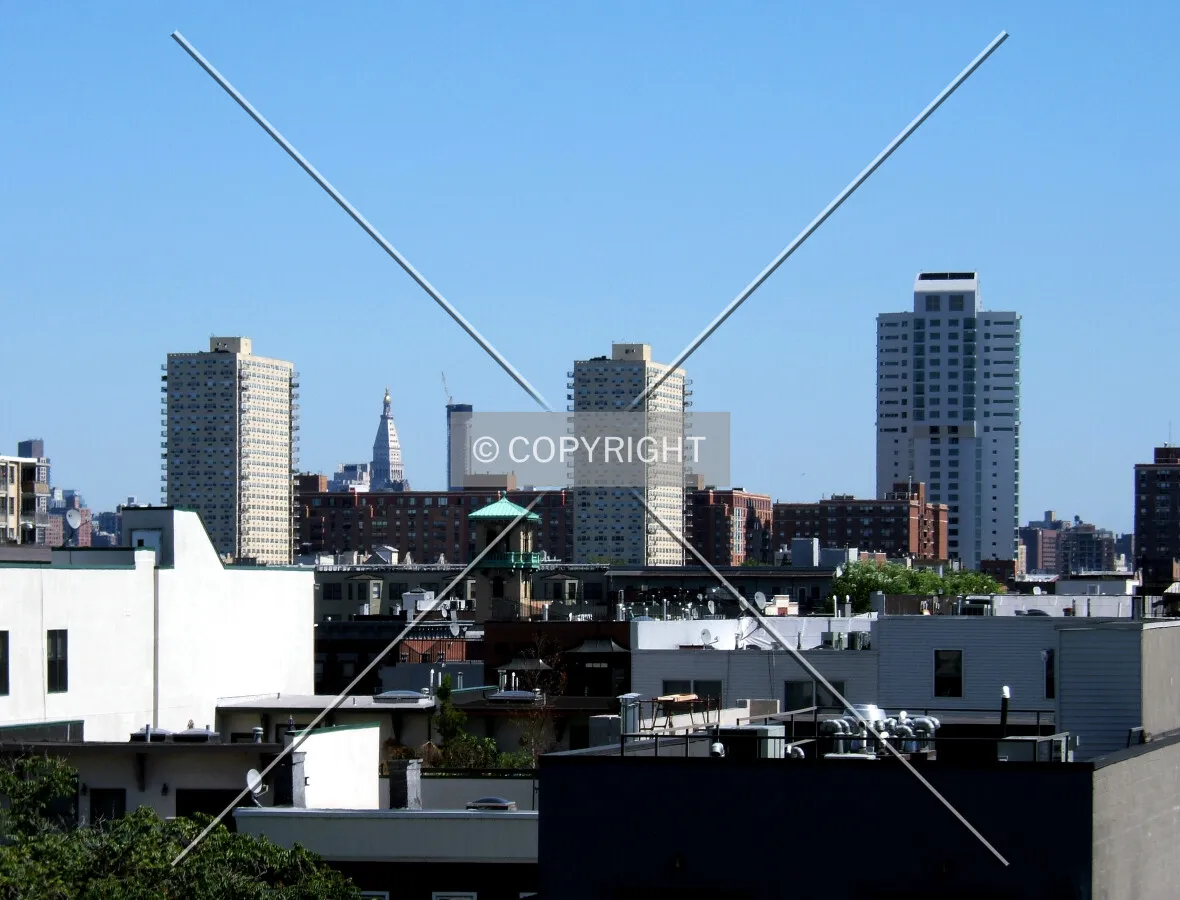 Central Hoboken from the west