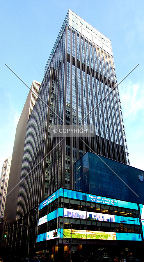 View from the northwest at 7th Avenue and 50th Street